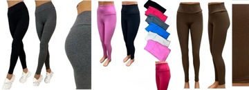 LEGGINSY PRĄŻKOWANE SPODNIE PRĄŻEK GETRY 4XL/5XL