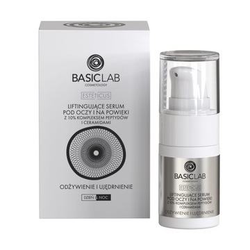 BasicLab liftingujące serum pod oczy i na powiekę z Ceramidami 15 ml