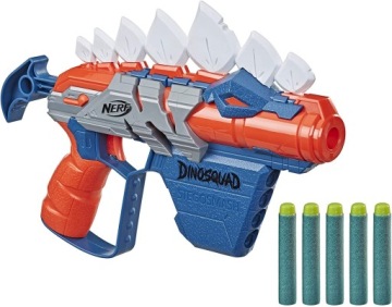 NERF BLASTER DINOSQUAD STEGOSMASH + 5 стрел F0805