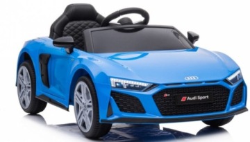 Audi R8 LIFT Автомобиль на аккумуляторе Синий + Пульт дистанционного управления + Колеса EVA + MP3