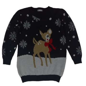 SWETER DAMSKI ŚWIĄTECZNY R.48_IQ COLLECTION