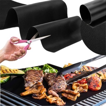 10x MATA TEFLONOWA BBQ DO PIECZENIA TACKA GRILL DO PIEKARNIKA WIELORAZOWA
