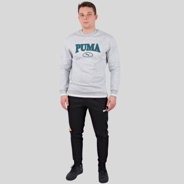 Bluza Męska Puma Bawełniana Wkładana Ocieplana Szara XS