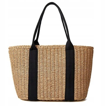 Torba plażowa DINGZHANGL6 słoma