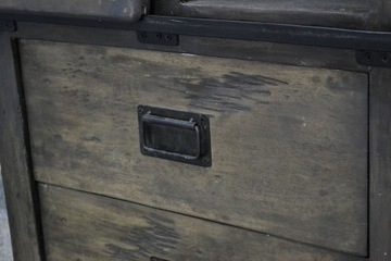 Книжный шкаф деревянный МАНГО, лак RAILWAY GRAU