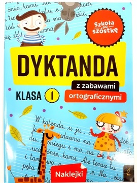 DYKTANDA Z ZABAWAMI ORTOGRAFICZNYMI KSIĄŻKA KLAS 1