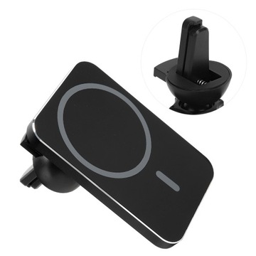 15 Вт квадратное магнитное всасывающее беспроводное зарядное устройство автомобильный держатель для мобильного телефона fast c