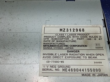 MITSUBISHI COLT VI Z30 CD-ЧЕЙНДЖЕР 6 MZ312968