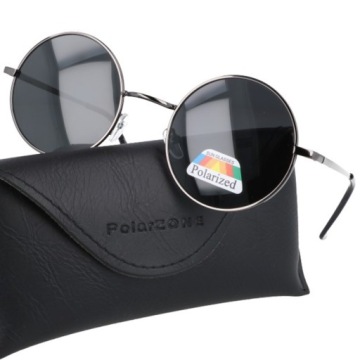 LENONKI круглые прозрачные очки, черные