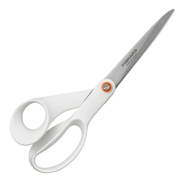 NOŻYCZKI FISKARS BIAŁE 21CM UNIWERSALNE KRAWIECKIE