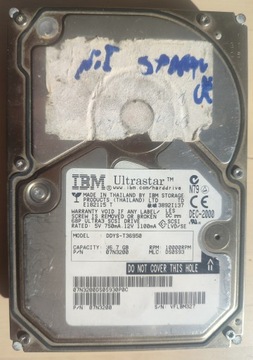 Dysk 36Gb SCSI IBM ULTRASTAR DDYS-T36950