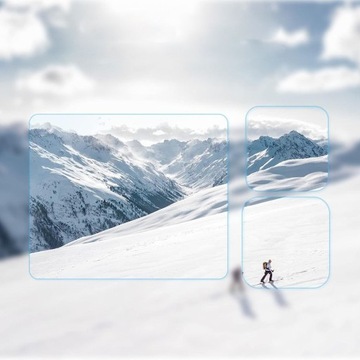 НАБОР из закаленного стекла для GoPro Hero 11/10/9