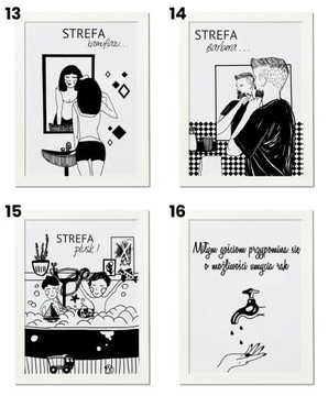 ПОСТЕРЫ ДЛЯ ВАННОЙ — ПЕЧАТЬ 21x30 — РАЗНЫЕ УЗОРЫ!