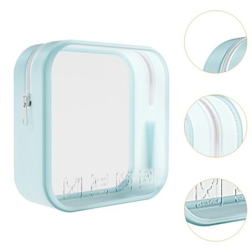 Многоразовая силиконовая косметичка, универсальная, многофункциональная.