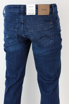 MUSTANG WASHINGTON SLIM STRAIGHT SPODNIE JEANS _ W35 L32