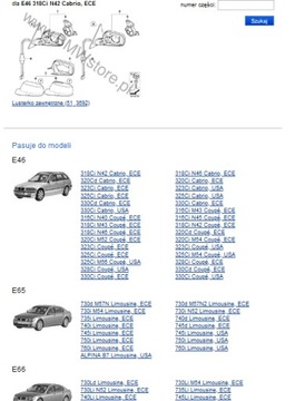BMW E65 E46 COUPE CABRIO POUZDRO POKLICE ZRCÁTKO LEVÝ PRAVÁ ORIG. NOVÁ