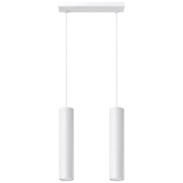 Lampa wisząca LAGOS tuby białe minimalistyczne 2P