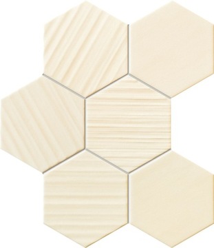 Horizon hex ivory 29,8x22,1 Tubądzin - mozaika