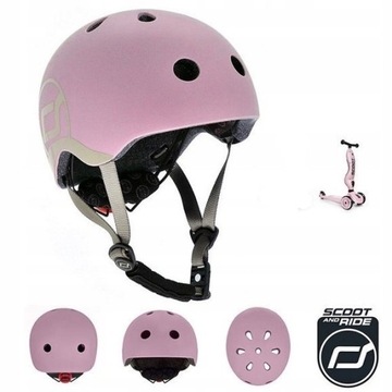 Scootandride Rose Roses Scooter Set 2in1 Ride + шлем xxs-s 1+ + бесплатно