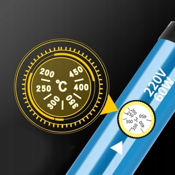 Набор прецизионных паяльных паяльников мощностью 60 Вт с регулируемым оловянным подставкой для жала