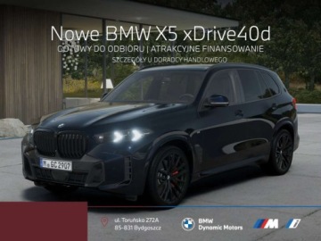 BMW X5 G05 SUV Facelifting 3.0 40d 352KM 2026 BMW X5 xDrive40d 352 KM mHEV - Gotowy do Odbioru - Kamera 360 - HarmanKard