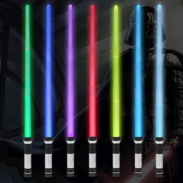 2 светящихся световых меча со звуком и красочными световыми мечами для детей.