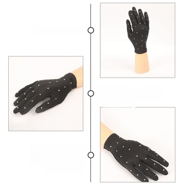 1 ПАРА ПЕРЧАТОК ДЛЯ ФИГУРНОГО КАТАНИЯ ПЕРЧАТКИ ДЛЯ КАТАНИЯ ДЕКОРАТИВНАЯ СЦЕНА GL