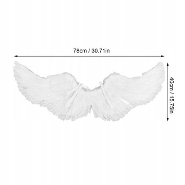 КРЫЛЬЯ АНГЕЛА БЕЛЫЕ 78х40СМ