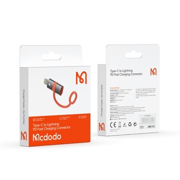 MCDODO АДАПТЕР USB TYP C — АДАПТЕР МОЛНИИ