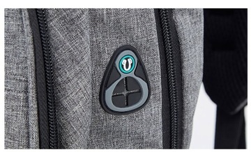 Plecak na laptopa miejski antykradzieżowy młodzieżowy na co dzień do pracy