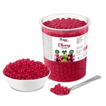 Bubble Tea kulki kawior molekularny | Wiśnia
