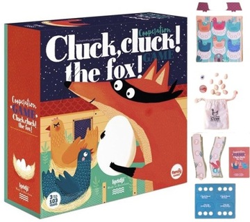 Gra planszowa RODZINNA Puk Puk, tu lisek! CLUCK FOX GRA OBSERWACYJNA LISEK