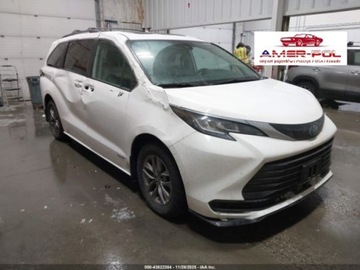 Toyota Sienna III 2021 Toyota Sienna Le, 2021r., 4x4, 2.5L 2.5 Benzyna 189KM