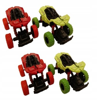 4X QUAD SPRĘŻYNY ZABAWKA ZESTAW SAMOCHODY