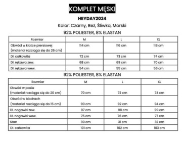 Мужской комплект OLAVOGA HEYDAY 2025, темно-синий, L