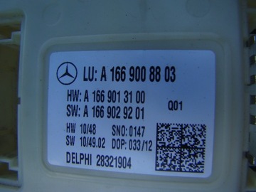 Moduł Mercedes ML GL GLE W166 X166 A1669008803