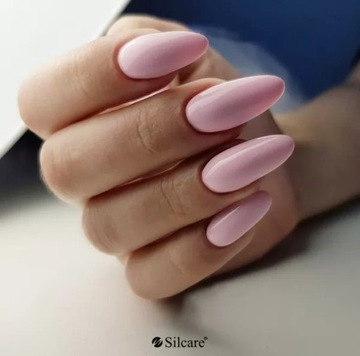 Гель Silcare с прозрачной крышкой розовый французский бьянко 15г