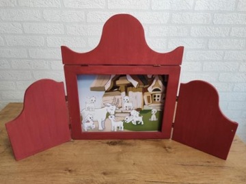 DREWNIANY TEATRZYK KAMISHIBAI A3 DFW - POLECAM !