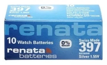10x BATERIA SREBROWA RENATA SR726SW 397 SR59 726