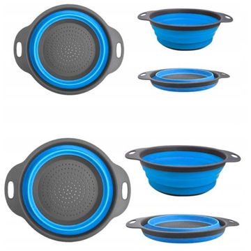 СКЛАДНОЙ СИЛИКОНОВЫЙ ДУРШРУГ СИЛЬНИК СИТО С РУЧКАМИ