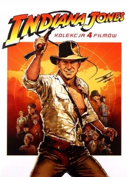 INDIANA JONES KOLEKCJA 4 FILMÓW 4DVD FOLIA