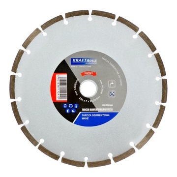TARCZA DIAMENTOWA SEGMENTOWA DO BETONU 230x7x22,23 KD925