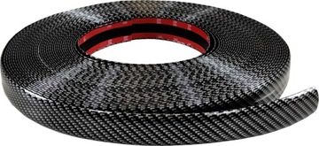 NAKŁADKI NA PROGI LISTWA OZDOBNA GUMOWA CARBON 1M