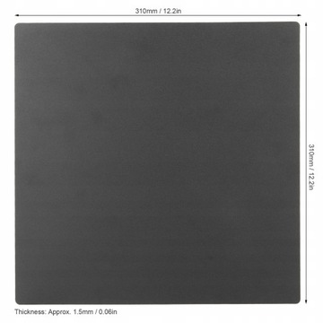 КОВРИК ДЛЯ СТОЛИКА КЛЕЙ ДЛЯ 3D ПЕЧАТИ 310X310MM