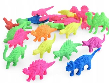 20 x dinozaury ZWIERZAKI ROSNĄCE W WODZIE PINIATA zabawka kreatywna mix