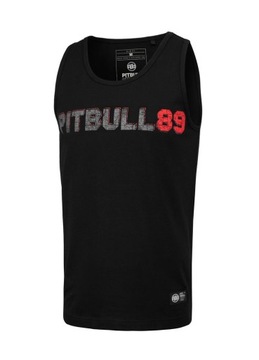 Męski Tank Top Pitbull Koszulka Slim Fit Dog 89 Bezrękawnik T-Shirt