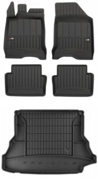Set 3D gumové rohože Renault Laguna 2 Hb 2001-2007