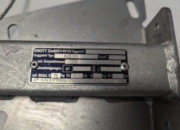 Łącznik dyszla V dyszel hak przyczepy 750kg zaczep KQ14A 1400kg KNOTT