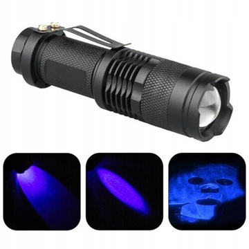 Latarka LED Latarka UV 365 Nm Latarka Blacklight