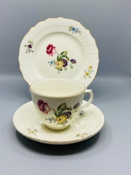 Royal Copenhagen 1951 - 1960. Цветочный набор для завтрака. Фрийсенборг.